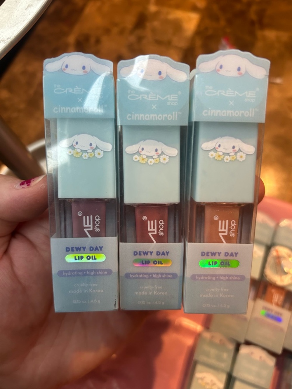 The Crème Shop x Cinnamoroll Dewy Day Lip Oil - Pink